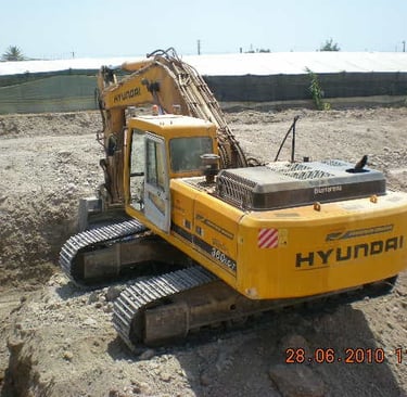Excavación vaciado de tierras consistencia media