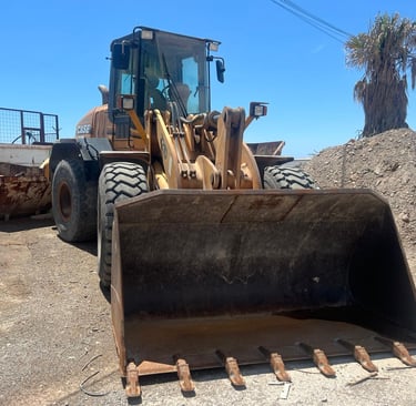 Explanacion de superficie con medios mecánicos