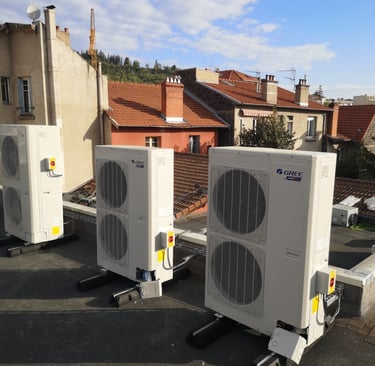 Climatisation gree en toiture pour l’appart fitness