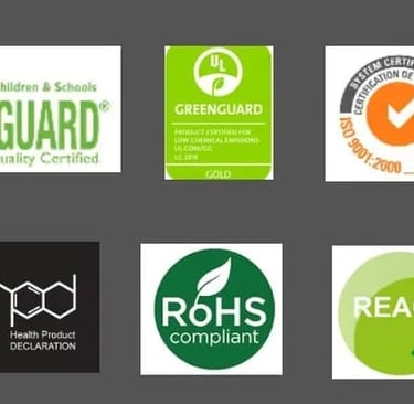 Πιστοποιήσεις ACRYLIC SOLID SURFACES