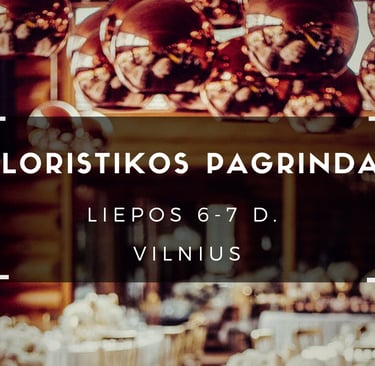 floristikos pagrindai vilniuje