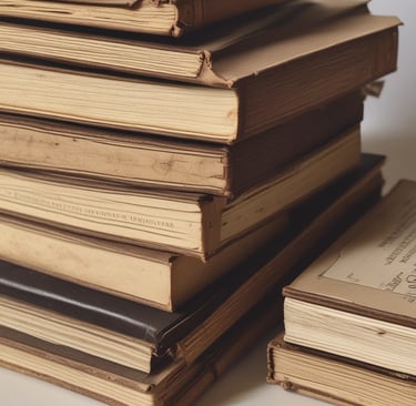 A stack of books on a wooden surface, with the top book displaying a bold, orange cover featuring the title 'automate your busywork' in large white and black letters.