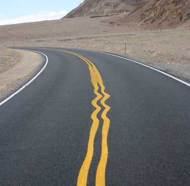 Windy Road, Death Valley, CA