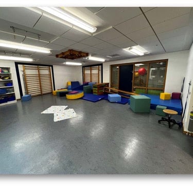 Bewegungsbaustelle in der Kita als Angebot.