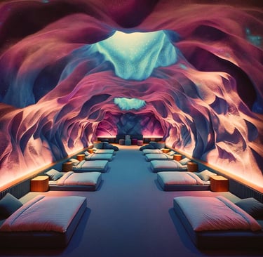 Raumgestaltung eines Schlafraumes in der Kita der Zukunft.