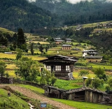 The-Much-Protected-Phobjikha-Gangtey-Valley-In-West-Bhutan