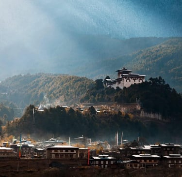 Chamkhar-Bhutan-Central-Bhutan-Early-Morning-View