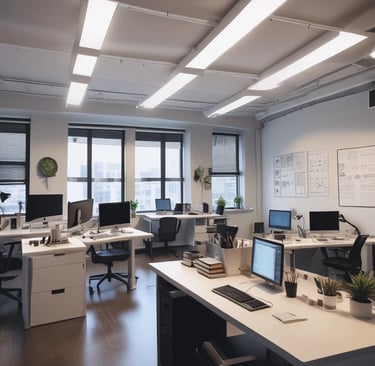 Bright living room with modern inventory