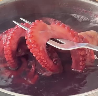 Cuocere il polpo