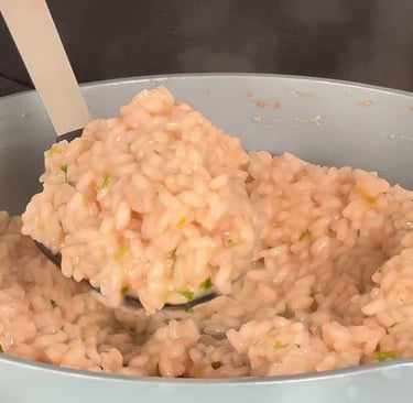 Lascia riposare il risotto un paio di minuti prima d'impiattare