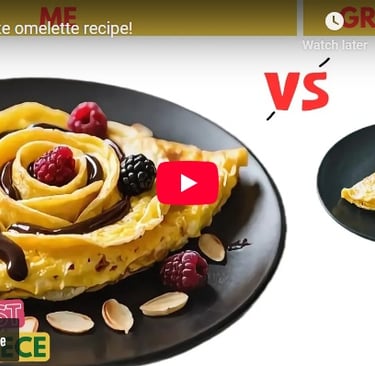 Rosa di omelette