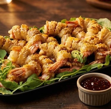 Ricetta mediterranea per bocconcini di gamberi