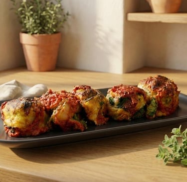 Ricetta mediterranea con pasta sfoglia, spinaci, ricotta e prosciutto