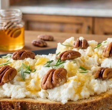 Come fare la bruschetta dolce con ricotta e miele per colazione