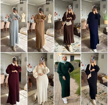 الثمن279 درهم Robe avec manch bouffante Tissu la lain