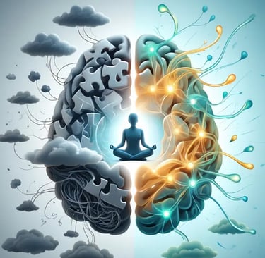 illustration d'un cerveau "fatigué