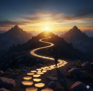 un homme qui va vers les sommet d'une montagne a pieds