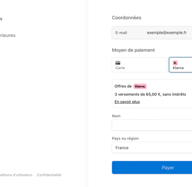 paiement plusieurs fois