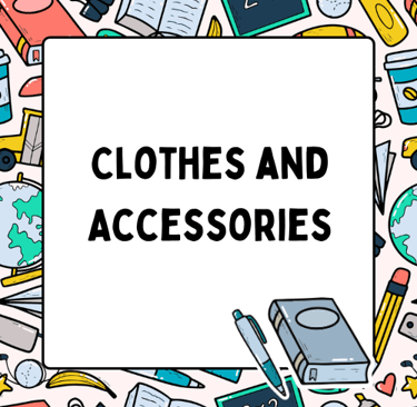 Clothes and Accessories vocabulary