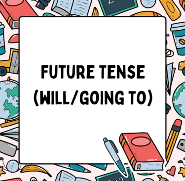 future tense will/going to worksheets and exercises
