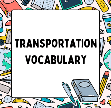 Transportation Vocabulary