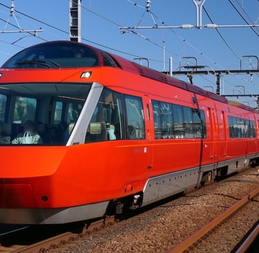 train romancecar hakone japan