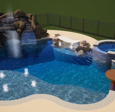 Pool 3D Design Example