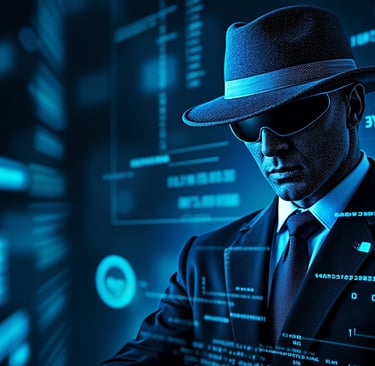 Cyber investigator getting ready to assist client