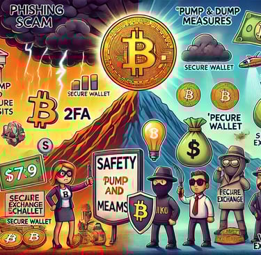 a cartoon of a man holding a sign that says bitcoin