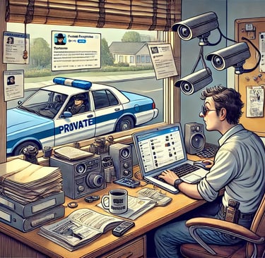 a man sitting at a desk with a laptop computer