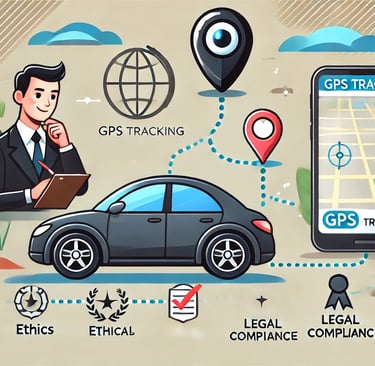 a man in a suit and tie doing gps analysis