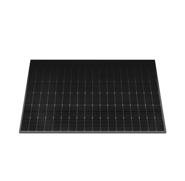 a solar paneled paneled in black and white