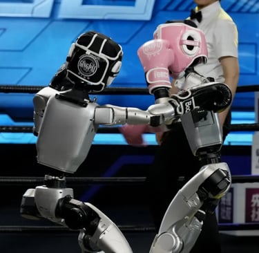 China Gelar Kompetisi Tinju Robot Humanoid Pertama di Dunia