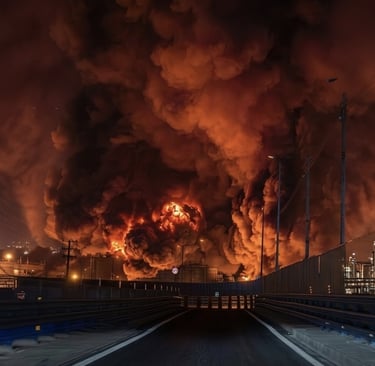 Kebakaran Hebat di Fasilitas Minyak Shahran Teheran: Israel Klaim Serangan, Iran Sebut Aksi Terorisme