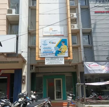 view depan ruko coworking space kaspa space solo