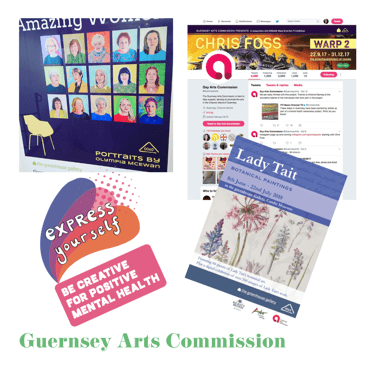 Artwork for Guernsey Arts Commission for exhibitions