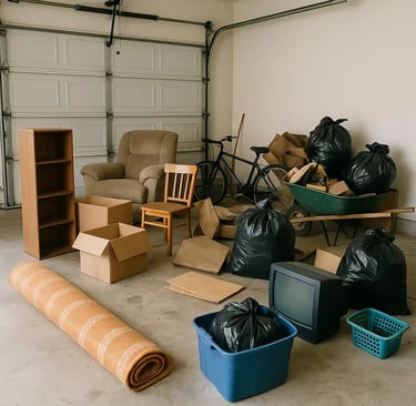 garage that need junk removal 
