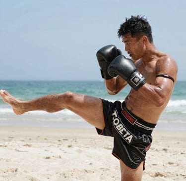 male boxer inside ring