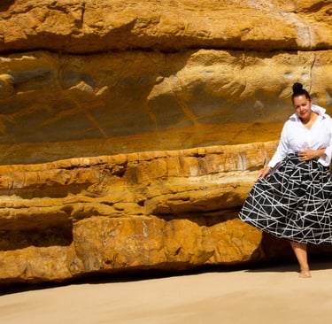 Jupe "Broken Glass" par Aurélie Kalenda