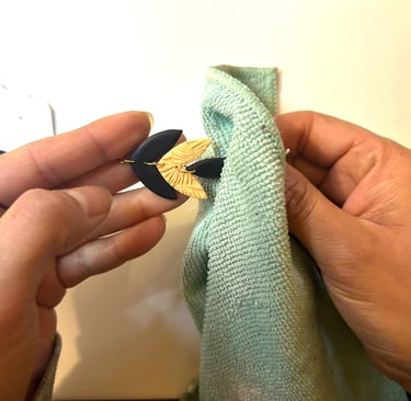 Nettoyage bijoux argile polymère