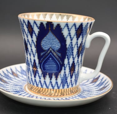 Russian tea cups and saucers
