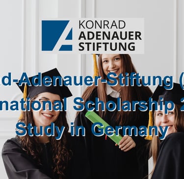 Konrad Adenauer Stiftung international scholarship program supporting students studying in Germany