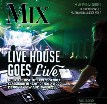 MIX Magazine November 2018 issue highlights the Live House Hollywood with Michael Warren