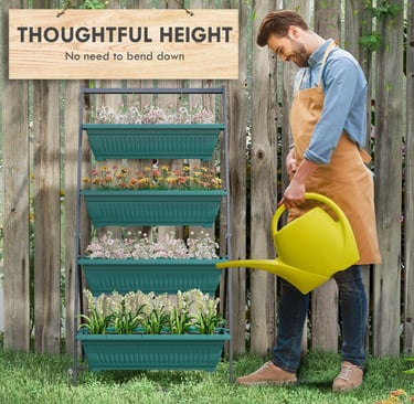 4 tier vertical planter