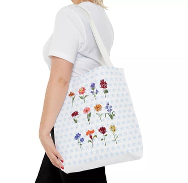 Botanical Images on a Tote Bag