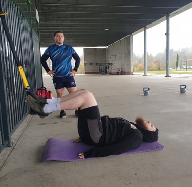 TRX gainage ischios jambiers
