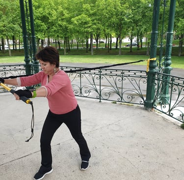 gainage TRX impulsion sport-santé