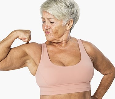femme agée sportive