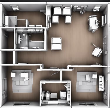 Bright living room with modern inventory