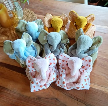 Doudous éléphants